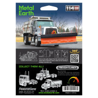 Invento Metal Earth Schiffe Freightliner - 114SD Snow Plow