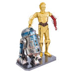 Metal Earth STAR WARS Set C-3PO + R2-D2 Box Vers.