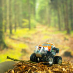 Invento just play RC: Mini Off-Road Truck orange - 40 Mhz