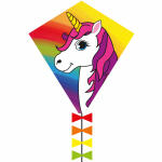 Ecoline Kinderdrachen Eddy Unicorn 50 cm
