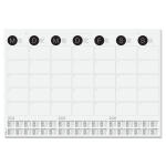 SIGEL HO550 Papier-Schreibunterlage, Wandkalender -...
