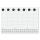 SIGEL HO550 Papier-Schreibunterlage, Wandkalender - Monatsplan - Nein - grau - ca. A2 - DE/EN/FR/NL - 12 Blatt - FSC-zertifiziert