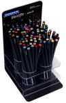 Cristallino Bleistifte schwarz bedruckt mit EAN-Code mit Swarovski-Kristallen sortiert 100er Display