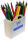 Standardgraph mit 24 Federhaltern und verschiedenen Federn im Display
