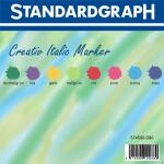 Standardgraph Creativ Italic Marker 2 s mit je 4 Ringen...