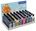 Standardgraph Zeichentusche im  56 Flaschen farb.sortiert (14 schwarz / 42 bunt) 56er Display