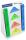 Standardgraph Twist & Swing OFFICE  24 Lineale 30 cm 24 Geometriedreiecke 16 cm unzerbrechlich zum abheften farbig sortiert im Display