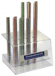 Standardgraph Dreikantmaßstab 6 x 15 cm / 6 x 20 cm 12er Display