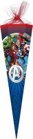 Nestler Schultüte Tüllv. 85 cm 6-eckig Avengers...