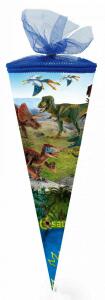 Nestler Schultüte Tüllv. 22 cm rund Dinosaurs Schleich®