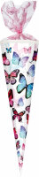 Nestler Schultüte Organza 85 cm 12-eck Glitzer...