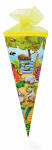 Nestler Schultüte Tüllv. 22 cm rund Tier-ABC