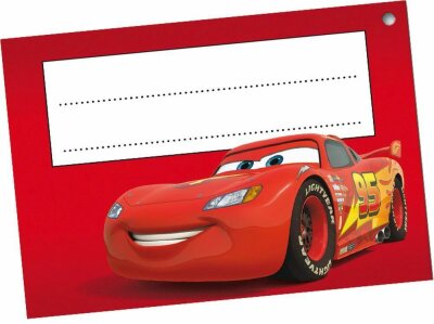 Nestler Schultütenanhänger 10 x 7 cm Cars Liz. Disney