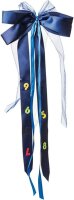 Nestler Schultütenschleife ca. 23 x 50 cm blau/hellblau