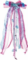 Nestler Schultütenschleife ca. 23 x 50 cm pink/hellblau