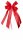 Nestler Geschenkschleife rot ca. 17 x 31 cm