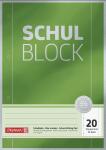 BRUNNEN 1052630 Schulblock Premium A4 unliniert, mit...