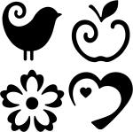 Motivstanzer groß Vogel Motivgröße: ca....
