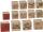 HEYDA 204888680 Stempel-Set Xmas Patches 12 x 10 x 3 cm Holz