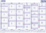 2025 Güss Tafelkalender A4 12 Monate