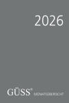 2026 GÜSS Monatsübersicht geheftet DIN A5