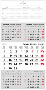 2026 GÜSS 5-Monatskalender