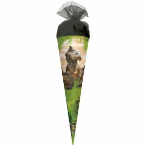 Motiv-Schultüte Tyrannosaurus 50cm rund Tüllverschluss