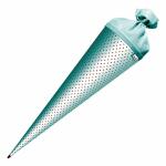 Roth Basteltüte, Weiß - rote Punkte, 70 cm, rund, Rot(h)-Spitze