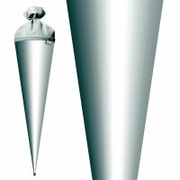 Roth Basteltüte, weiß, 70 cm, rund, Rot(h)-Spitze, Filzverschluss