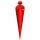 Roth Basteltüte, rot, 70 cm, rund, Rot(h)-Spitze, Filzverschluss