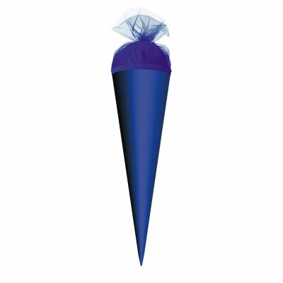 Roth Basteltüte, ultramarinblau, 50 cm, rund, Tüllverschluss