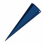 Roth Rohling, ultramarinblau, 85 cm, eckig, Rot(h)-Spitze