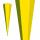 Roth Rohling, gelb, 85 cm, eckig, Rot(h)-Spitze, ohne Verschluss