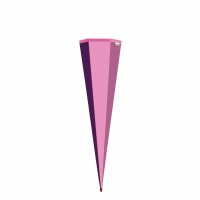 Roth Rohling, rosa, 85 cm, eckig, Rot(h)-Spitze, ohne...