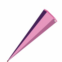 Roth Rohling, rosa, 85 cm, eckig, Rot(h)-Spitze, ohne Verschluss