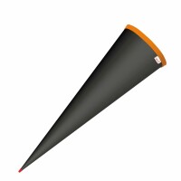 Roth Rohling, schwarz, 70 cm, rund, Rot(h)-Spitze, ohne Verschluss