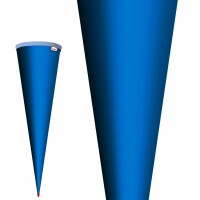 Roth Rohling, pazifikblau, 70 cm, rund, Rot(h)-Spitze, ohne Verschluss