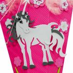 Roth Schultüten-Bastelset mit Moosgummiteilen, Einhorn - Bastelset