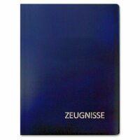 Roth für Dokumente und Zeugnisse, mit Silberprägung, 20 PP-Einlagen,A4