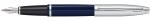 Cross Füllfederhalter Calais Blau-Lack/ Chrom, M-Feder