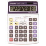 Sharp Tischrechner EL-2125C grau, Display beweglich, 12...