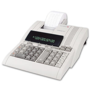 Druckender Tischrechner CPD3212 S lichtgrau, schwarz-rot Druck
