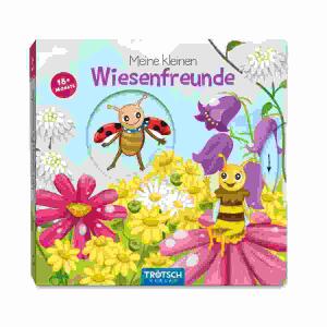Trötsch Spielbuch M. kl. Wiesenfreunde 11 x 11 cm, 10 Seiten,  Pappenbuch
