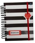 Dickes Rezeptbuch mit Hardcover Deckel Motiv:...