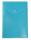 Dokumentenhülle A6 Druckknopf pastellblau Hochformat 10er Packung