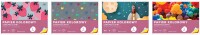 Interdruk Buntpapier Block selbstklebend B4 8 Blatt 170g/qm