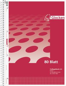 Glocken Collegeblock A4 kariert 60g