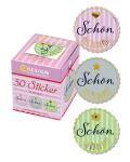 Zweckform Sticker auf Rolle SchönDassDuDaBist 56855 Die Aufkleber von Z-Design machen Dekori
