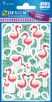 Zweckform Schmucketikett Flamingos 57043 Papier Inhalt: 2...