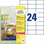 Zweckform Folienetiketten 70x37 weiß L4718REV-20...